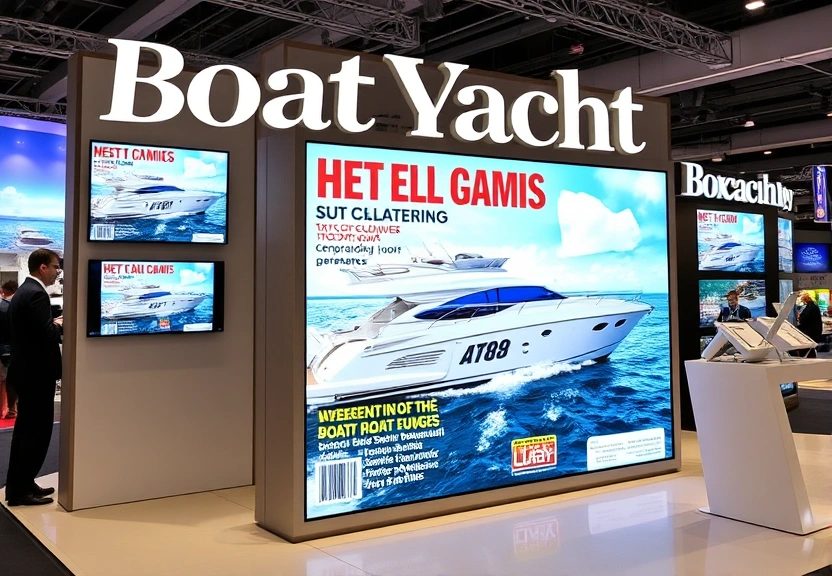 Allied Marine marketing across premium channels and boat shows